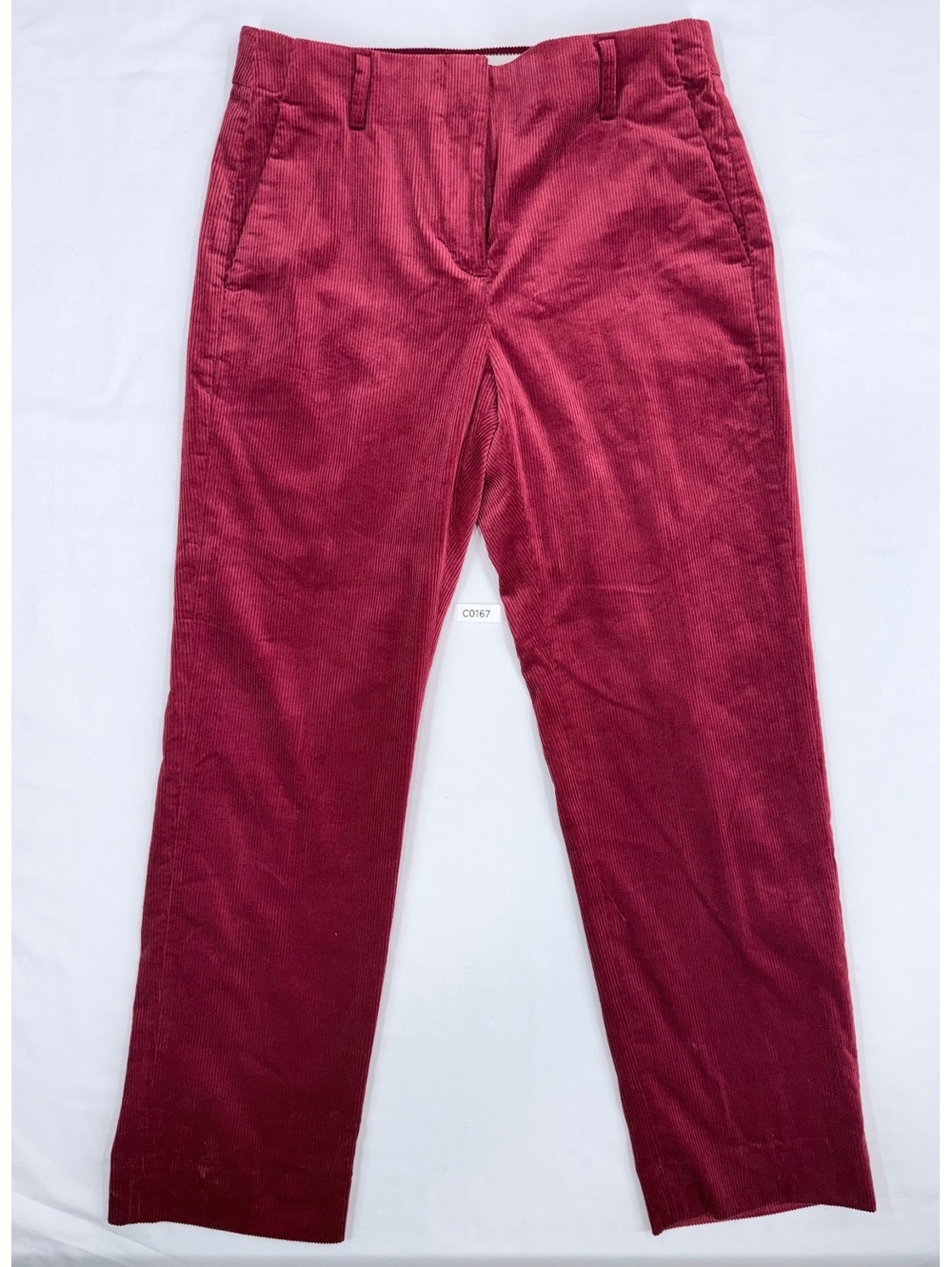 J.Crew Women's Red Corduroy Pants Size 6 Very Good Condition